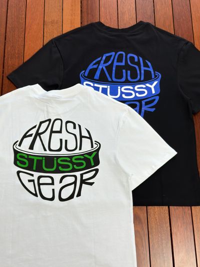 Stussy Fresh Gear 環形字母印花短袖- maba潮流服飾包包球鞋