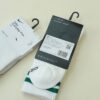 5男女情侶高筒刺繡雙勾毛巾襪
