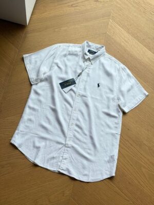 質感涼感襯衫推薦：RL 棉麻混紡材質，低調高級的職人穿搭態度