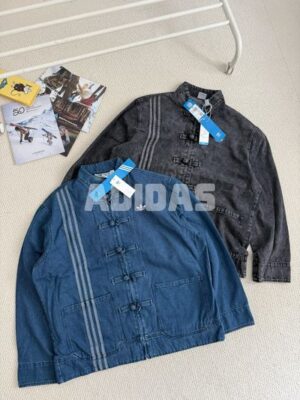 新中式外套男穿搭：Adidas 立領盤扣夾克，展現現代東方紳士感