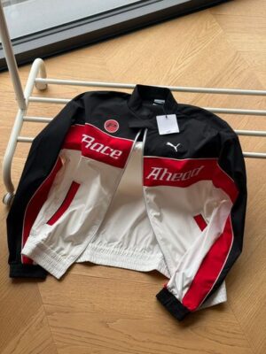 張凌赫同款彪馬 機車服 拼色外套
