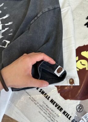 Bape 水洗染色潮流短袖 柔軟垂感休閒上衣