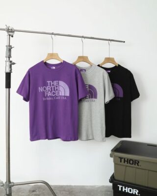 情侶穿搭聯名 T 恤 PALACE x TNF 街頭短袖上衣