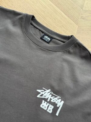 Stussy 寬鬆落肩短袖 外出休閒穿著