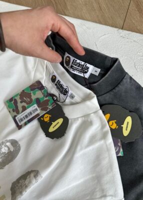 BAPE 水洗工藝 T 恤 復古街頭風