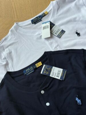 純棉絲光材質美式復古男士短袖 Polo