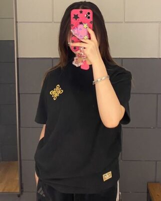 馬年限定短袖 後背印花 100% 純棉男女同款 T 恤