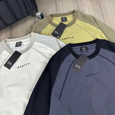 Oakley 男女刺繡針織衫 寬松落肩出街外套