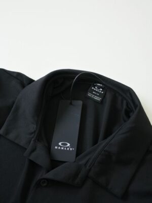 Oakley 胸口橢圓 logo 短袖 Polo 翻領字母印花運動 T