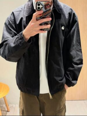 卡哈特哈靈頓外套軍綠色