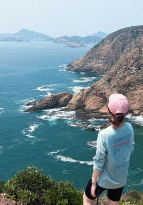 Patagonia 男女同款機能長袖 薄荷綠圓領長 T 恤