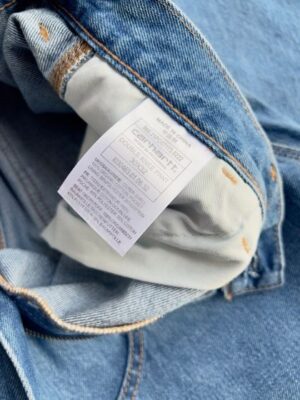 Carhartt 經典小方標雙膝工裝牛仔褲